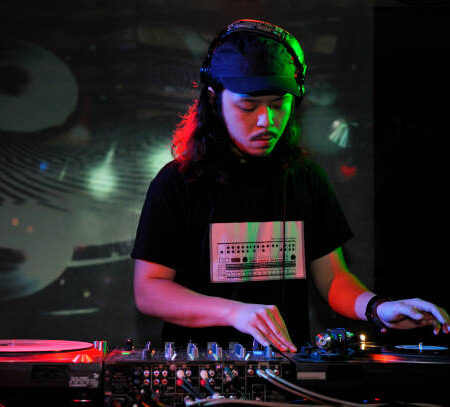 DJ in nightclub ,Japan,kyoto
